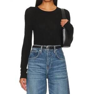 NEW RUE SOPHIE soho crewneck sweater in black
